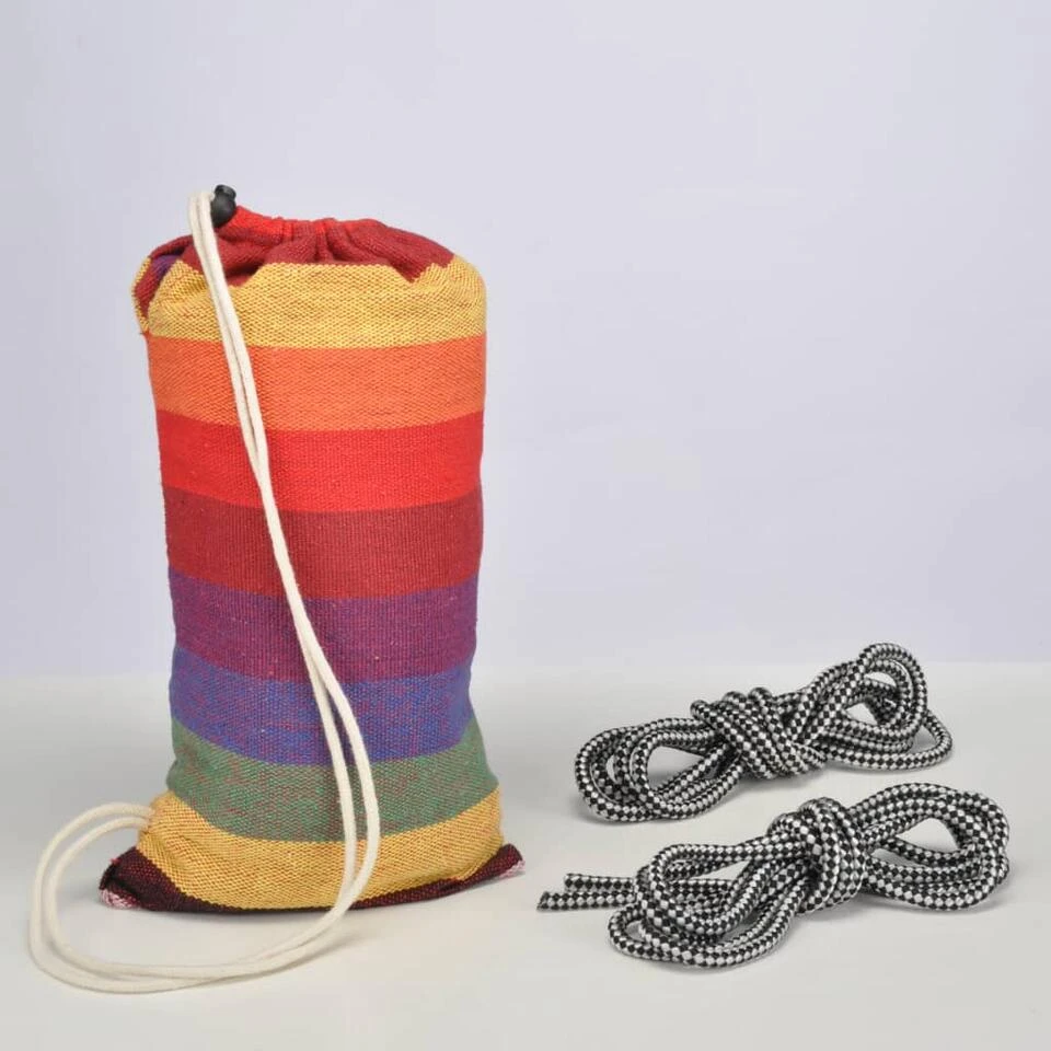 HI Hangmat 1 Persoon Meerkleurig 3 HI Hangmat 1 Persoon Meerkleurig - Afbeelding 3