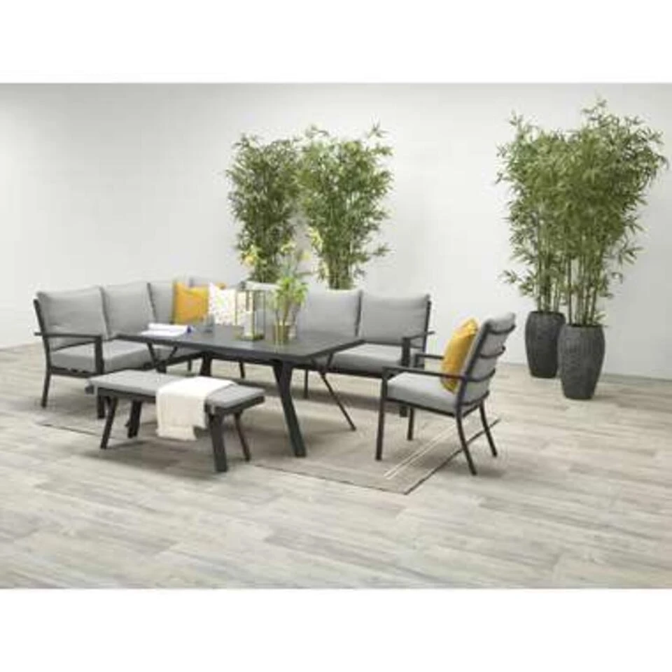 Garden Impressions Senja Lounge Dining Tuinstoel - Donker Grijs 3 Garden Impressions Senja Lounge Dining Tuinstoel - Donker Grijs - Afbeelding 3
