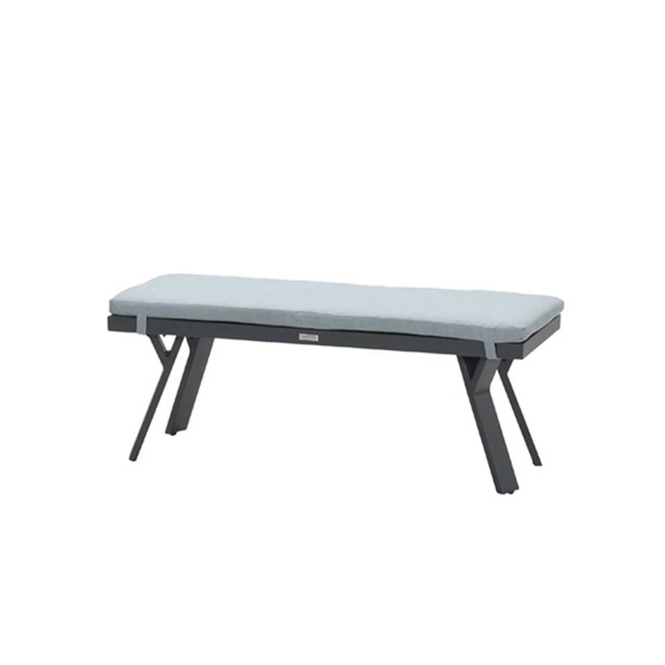 Garden Impressions Senja Sport Tuinbankje 110x40xH45 - Mint Grijs 1 Garden Impressions Senja Sport Tuinbankje 110x40xH45 - Mint Grijs
