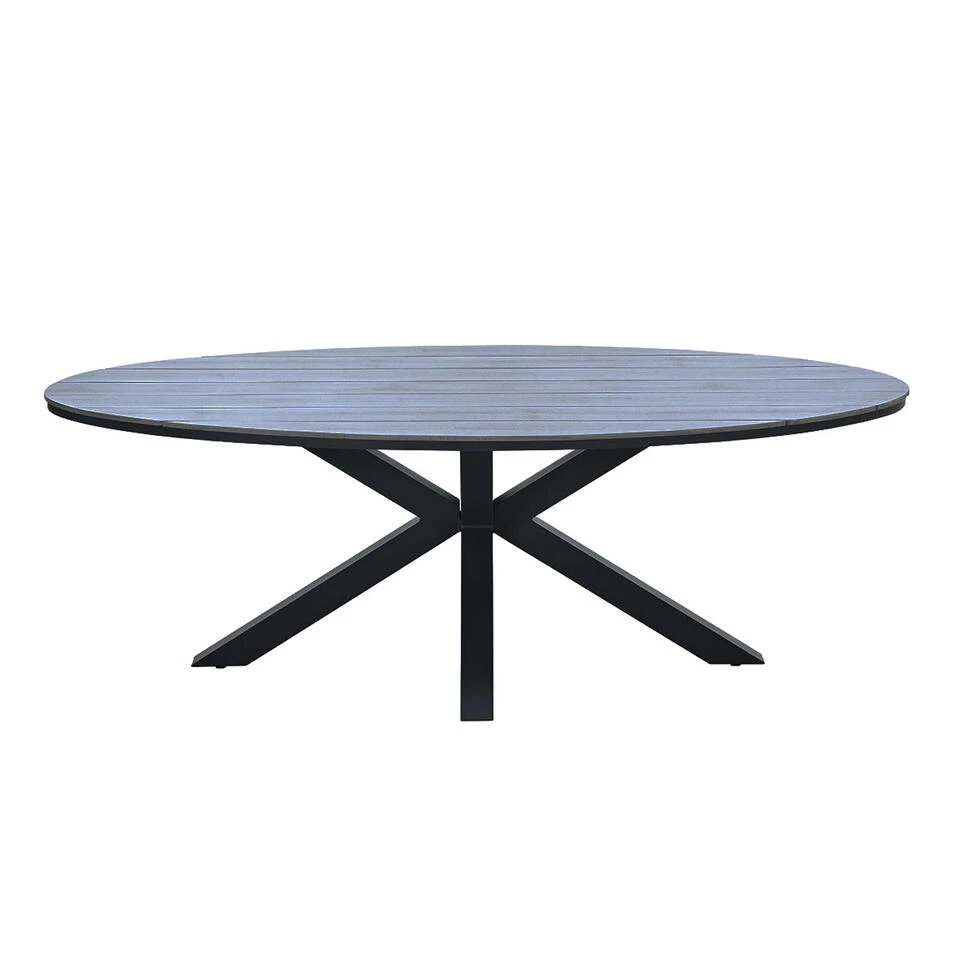 Garden Impressions Tulli Tuintafel 220x115 Cm - Donker Grijs 2 Garden Impressions Tulli Tuintafel 220x115 Cm - Donker Grijs - Afbeelding 2