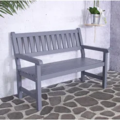 SenS-Line Bordeaux Tuinbank - Grenenhout - Grijs -Tuinmeubelen 1000038274 0102