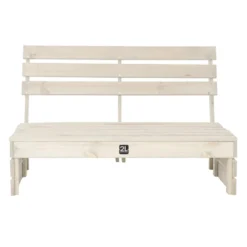 2L Home & Garden Palletbank Whitewash - Wit