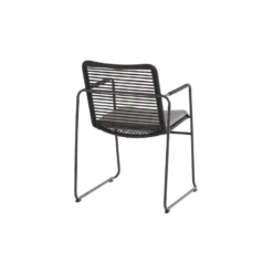4 Seasons Outdoor Elba Stapelbare Tuinstoel - Donker Grijs -Tuinmeubelen 1000040793 0103
