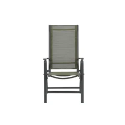 Garden Impressions Santos Tuinstoel Verstelbaar - Mos Groen -Tuinmeubelen 1000040801 0104