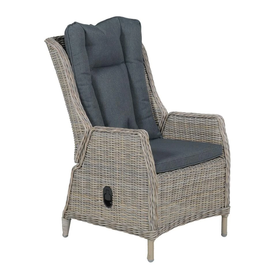 Garden Impressions Marbella Verstelbare Tuinstoel -vintage Willow 1 Garden Impressions Marbella Verstelbare Tuinstoel -vintage Willow