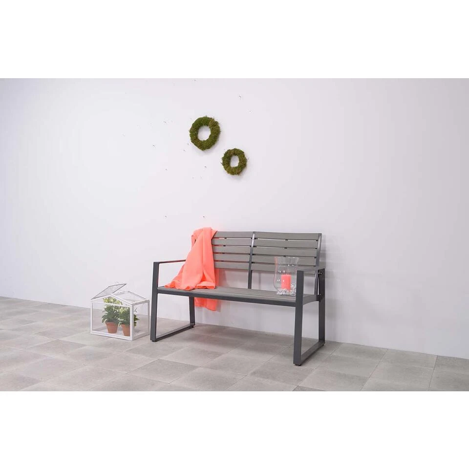 Garden Impressions Detroit Parkbank - Royal Grey 2 Garden Impressions Detroit Parkbank - Royal Grey - Afbeelding 2