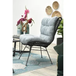 Garden Impressions Melfort Relax Loungestoel - Zwart -Tuinmeubelen 1000042208 0103