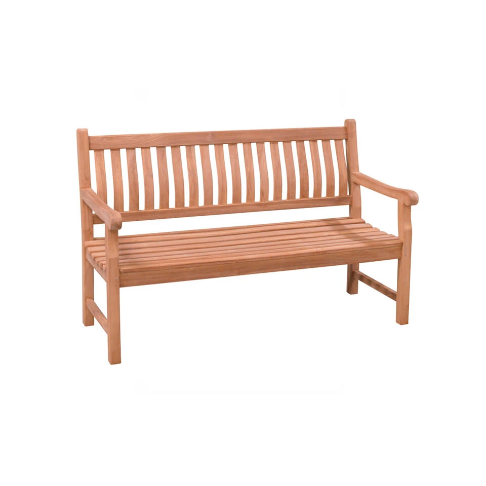 Livingfurn - Tuinbank Bench Patrick - 50x180x60cm - Teakhout 1 Livingfurn - Tuinbank Bench Patrick - 50x180x60cm - Teakhout
