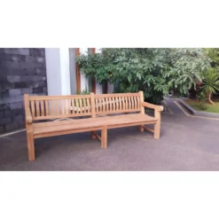 VDG Teakhouten Tuinbank Patrick XL - 250 Cm -Tuinmeubelen 1000045386 0102