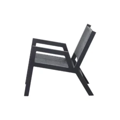 WOOOD Pem Fauteuil Outdoor - Aluminium - Zwart - Set Van 2 -Tuinmeubelen 1000047924 0102