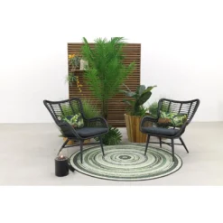 VDG Jasmine Loungestoelen Set - Black 6 VDG Jasmine Loungestoelen Set - Black -Tuinmeubelen 1000048698 0102