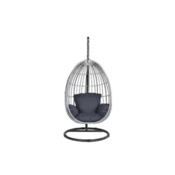 Garden Impressions Panama Swing Egg Hangstoel - Cloudy Grey -Tuinmeubelen 1000050055 0103