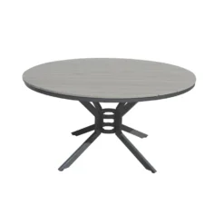 SenS-Line - Jersey Tuintafel Grey Ø140 Cm - Grijs