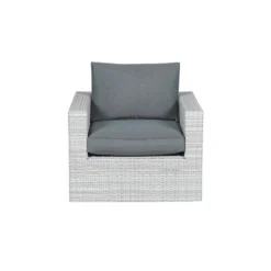 Garden Impressions Bruno Lounge Tuinstoel - Lichtgrijs -Tuinmeubelen 1000052949 0103
