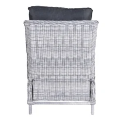 Garden Impressions Santa Rosa Tuinstoel + Voetenbank - L. Grijs -Tuinmeubelen 1000054028 0103