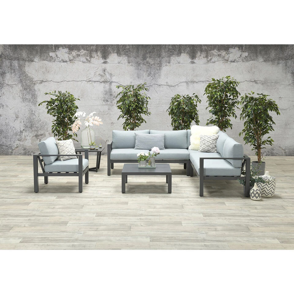 Garden Impressions Fora Loungestoel - Mint Grijs 2 Garden Impressions Fora Loungestoel - Mint Grijs - Afbeelding 2