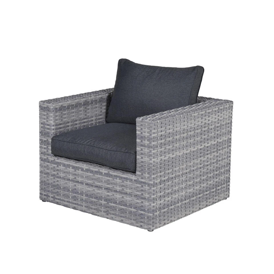 Garden Impressions Carlo Lounge Tuinstoel - Licht Grijs 2 Garden Impressions Carlo Lounge Tuinstoel - Licht Grijs - Afbeelding 2