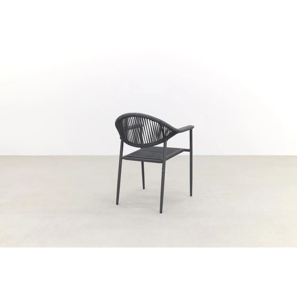 GreenChair Comfort Dining Tuinstoel - Antraciet 4 GreenChair Comfort Dining Tuinstoel - Antraciet - Afbeelding 4