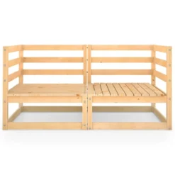 VidaXL Tuinbank 2-zits Massief Grenenhout -Tuinmeubelen 1000060787 0102