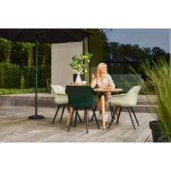 Hartman Sophie Studio Dining Armstoel - Night Green - Set Van 2 -Tuinmeubelen 1000072087 0102