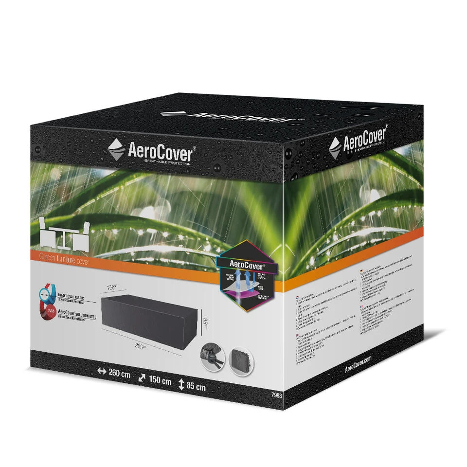 Aerocover Tuinsethoes - 260x150x85 Cm 3 Aerocover Tuinsethoes - 260x150x85 Cm - Afbeelding 3