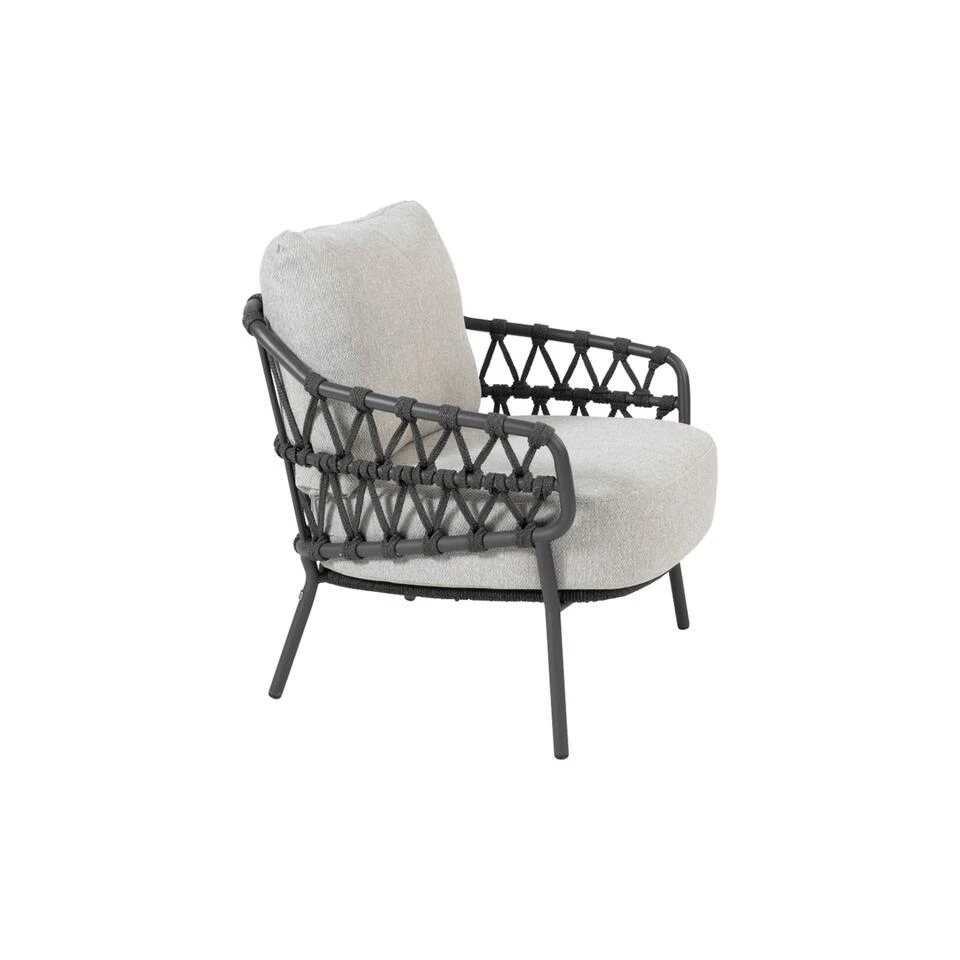 4 Seasons Calpi Low Dining Stoel - Antraciet (1 St.) 3 4 Seasons Calpi Low Dining Stoel - Antraciet (1 St.) - Afbeelding 3