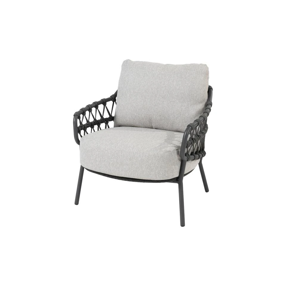 4 Seasons Calpi Low Dining Stoel - Antraciet (1 St.) 1 4 Seasons Calpi Low Dining Stoel - Antraciet (1 St.)