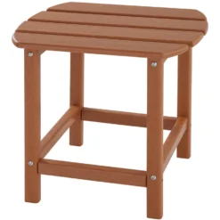 Tectake - Tuinstoel Janis Met Tafel - Houtlook - Bruin 7 Tectake - Tuinstoel Janis Met Tafel - Houtlook - Bruin -Tuinmeubelen 1000078035 0103