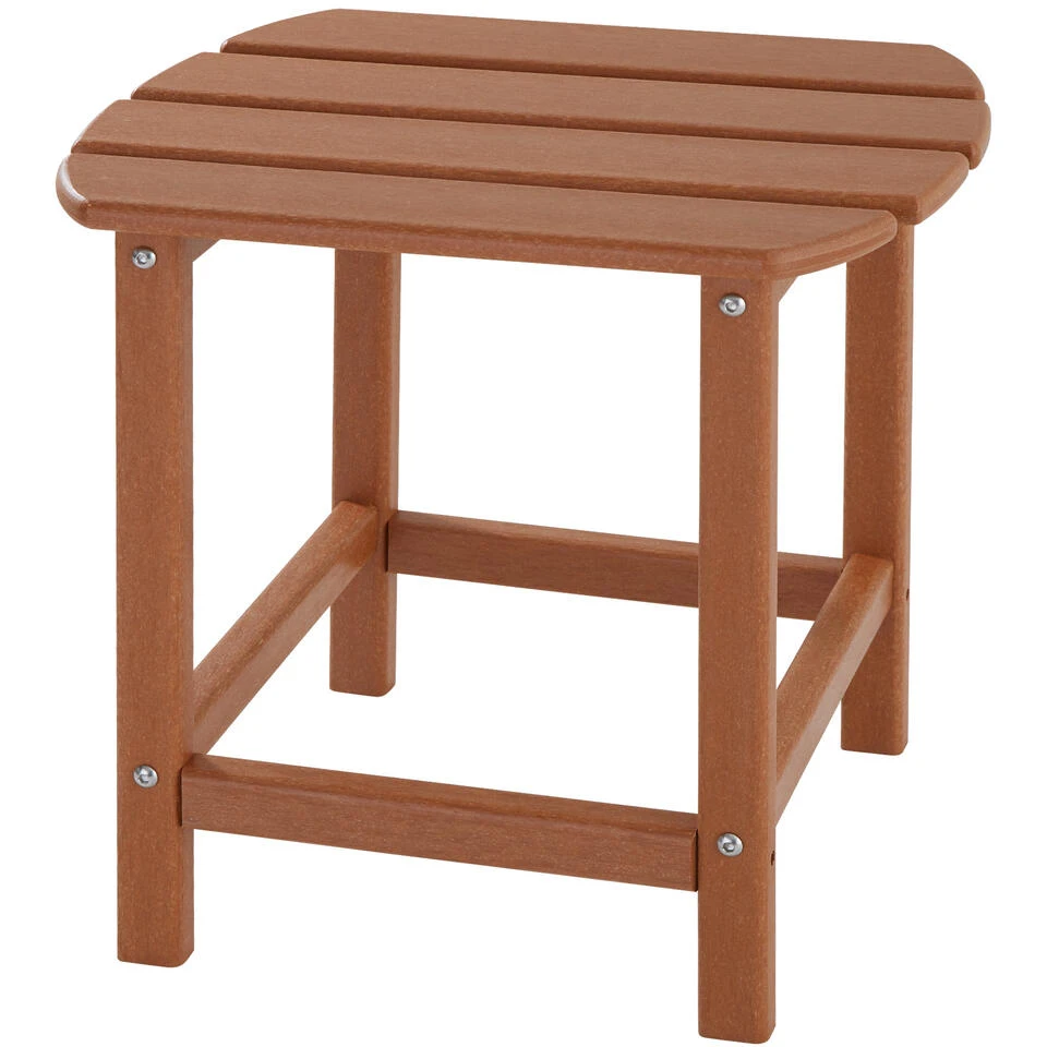 Tectake - Tuinstoel Janis Met Tafel - Houtlook - Bruin 4 Tectake - Tuinstoel Janis Met Tafel - Houtlook - Bruin - Afbeelding 4