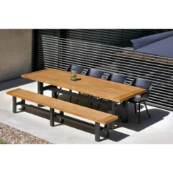 Hartman Yasmani Bank - 300x47 Cm. - Black -Tuinmeubelen 1000084622 0102