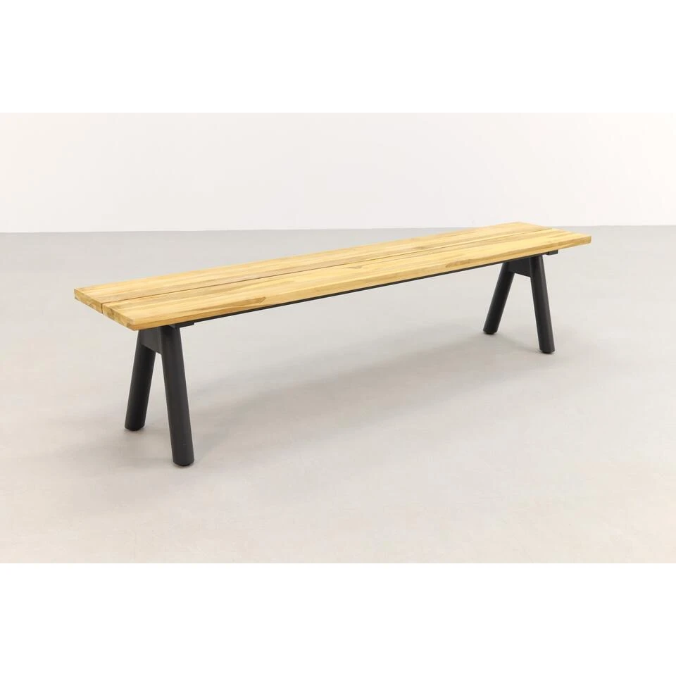 VDG Mason Teak Sportbank 200 Cm 3 VDG Mason Teak Sportbank 200 Cm - Afbeelding 3