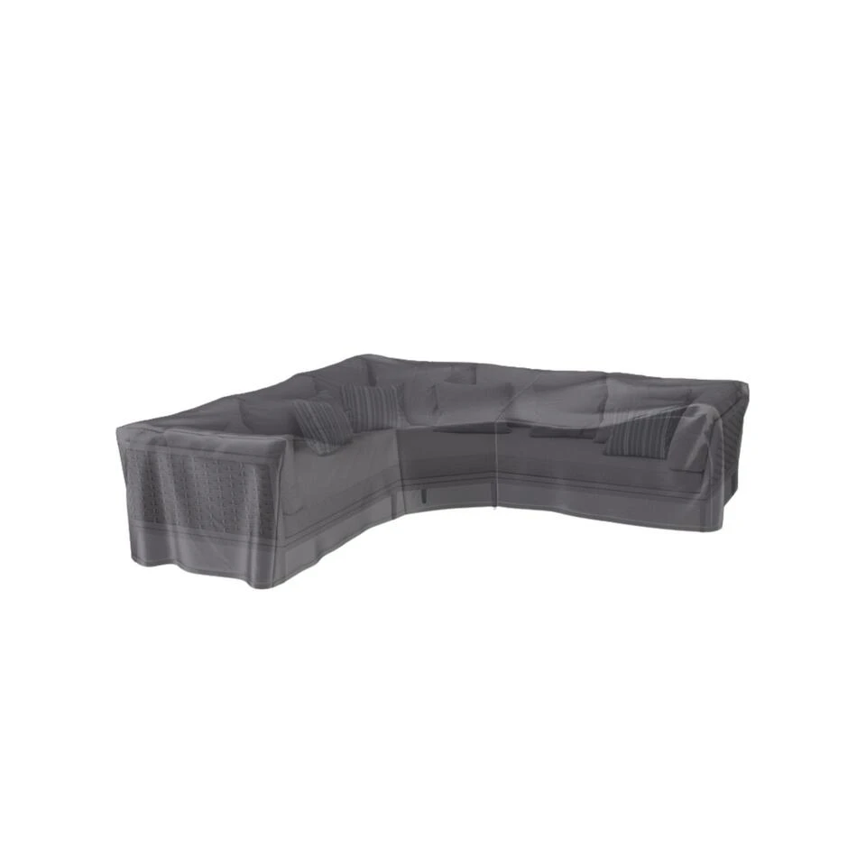 Aerocover Loungesethoes 300x300 Cm - L-vorm Trapeze 1 Aerocover Loungesethoes 300x300 Cm - L-vorm Trapeze