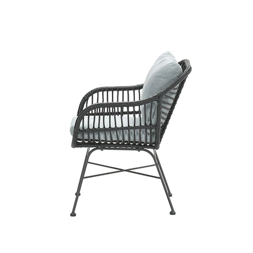 Garden Impressions Lucas Dining Tuinstoel - Zwart 2 Garden Impressions Lucas Dining Tuinstoel - Zwart - Afbeelding 2