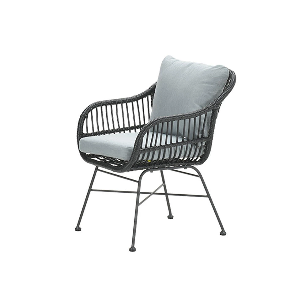 Garden Impressions Lucas Dining Tuinstoel - Zwart 4 Garden Impressions Lucas Dining Tuinstoel - Zwart - Afbeelding 4