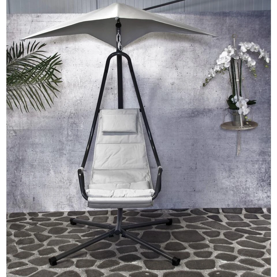 SenS-Line - Nico Hanging Tuintoel - Grijs 2 SenS-Line - Nico Hanging Tuintoel - Grijs - Afbeelding 2