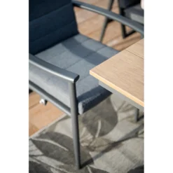 Garden Impressions Jerone Tuinstoel Verstelbaar - Donker Grijs -Tuinmeubelen 1000088270 0103