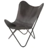 Buffalo Vlinderstoel - Leder - Zwart