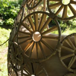 Flower Hangstoel Naturel - Wicker - Bruin 6 Flower Hangstoel Naturel - Wicker - Bruin -Tuinmeubelen 1000094365 0103