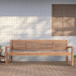 CLP Teakbank Halden 240 Cm -Tuinmeubelen 1000095887 0102