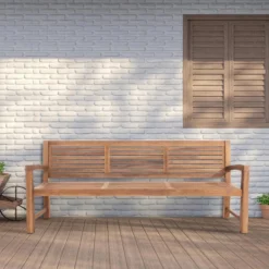 CLP Teakbank Halden 220 Cm -Tuinmeubelen 1000095888 0102