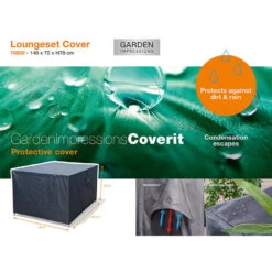 Tuinmeubelen 39 Garden Impressions Loungesethoes 140x70xH70 Cm