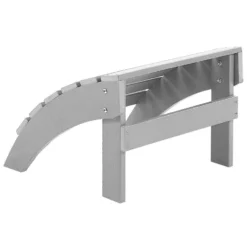 Beliani Voetenbankje ADIRONDACK - Grijs Kunsthout -Tuinmeubelen 1a21fa97ee944b2e82d3225285fdf48c