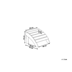 Beliani Voetenbankje ADIRONDACK - Rood Kunsthout -Tuinmeubelen 1cb65d89849d4e14a3c2ea8858ffd361 6