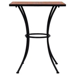 VidaXL Bistrotafel Mozaïek 60 Cm Keramiek Terracottakleurig -Tuinmeubelen 2543ae62c7e74e85a4eb17e0f738c398
