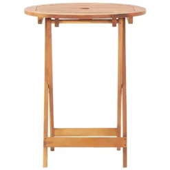 VidaXL Tuintafel Inklapbaar 60x75 Cm Massief Acaciahout -Tuinmeubelen 2ddca73354fd42bfb677ea8009c401dc