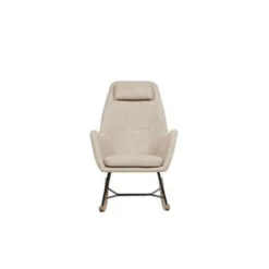 Beliani Schommelstoel ARRIE - Beige Polyester -Tuinmeubelen 36e2624121294b889f368584b4f9229f
