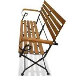 VidaXL Tuinbank Inklapbaar 112 Cm Massief Acaciahout -Tuinmeubelen 3b9c654c743741f7b14e4f18f2141d68