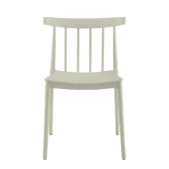 Giga Meubel Tuinstoelen Stapelbaar - Taupe - Kunststof - Set Van 2 -Tuinmeubelen 3cd96774a3324a1693e635ee42f5387e