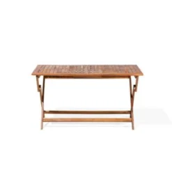 Beliani Inklapbare Tafel CENTO - Donkere Houtkleur Acaciahout 6 Beliani Inklapbare Tafel CENTO - Donkere Houtkleur Acaciahout -Tuinmeubelen 3eef0f75e8a64207b71efe70dc9a28cc