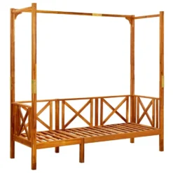 VidaXL Tuinbank Met Luifel Massief Acaciahout -Tuinmeubelen 49e61b9e69e24b9e8b4b3ab0745c2fef